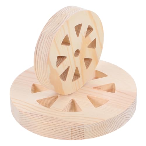 TEHAUX 2 Stück Unbehandelte Holzräder Teiliges Rustikale Wanddeko aus Natürlichem Kiefernholz DIY Holzscheiben für Bauernhaus Fotorequisiten und Vielseitige Wandkunst im Western Stil TEHAUX 2 Stück Unbehandelte Holzräder Teiliges Rustikale Wanddeko aus Natürlichem Kiefernholz DIY Holzscheiben für Bauernhaus Fotorequisiten und Vielseitige Wandkunst im Western Stil von TEHAUX
