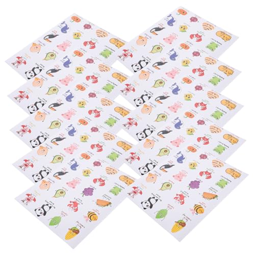 TEHAUX 20 Blatt Belohnungsaufkleber für Aufkleber süß Wandaufkleber Kinderzimmer ästhetisch Motivationsaufkleber der Cartoon-Kinderaufkleber Preisaufkleber PVC TEHAUX 20 Blatt Belohnungsaufkleber für Aufkleber süß Wandaufkleber Kinderzimmer ästhetisch Motivationsaufkleber der Cartoon-Kinderaufkleber Preisaufkleber PVC von TEHAUX