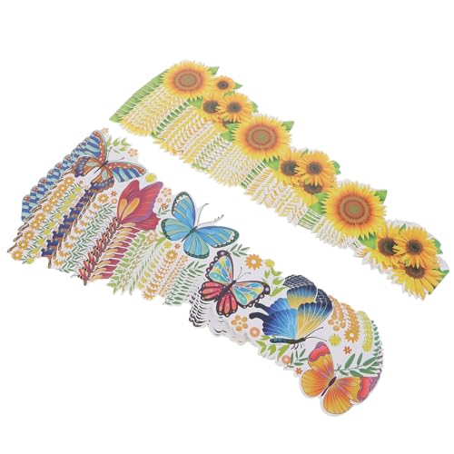 TEHAUX 20 Blatt Pinnwandrandpapier Schulmaterial Grenze Planke Grenzausstattung Trimmen Bretter Schwarz Auswechselbares Randpapier Bunt Dekoratives Randdekor Grüne Pinnwandränder TEHAUX 20 Blatt Pinnwandrandpapier Schulmaterial Grenze Planke Grenzausstattung Trimmen Bretter Schwarz Auswechselbares Randpapier Bunt Dekoratives Randdekor Grüne Pinnwandränder von TEHAUX