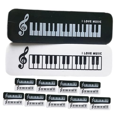 TEHAUX 20 Stck Piano Förmige Radiergummis Teiliges Süße und Dekorative Radiergummis für Schule und Belohnungen aus Sicherem Tpr Material für Schüler und Kleine TEHAUX 20 Stck Piano Förmige Radiergummis Teiliges Süße und Dekorative Radiergummis für Schule und Belohnungen aus Sicherem Tpr Material für Schüler und Kleine von TEHAUX