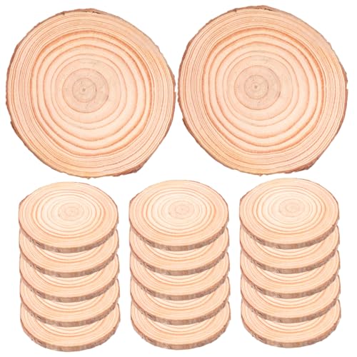 TEHAUX 20 Stück Block Dekorative Stücke Runde Holzscheiben Unvollendete Holz -tags Holzplatte Rund Unvollendeter Natürlicher Vintage Rustikale Hochzeitsdekoration Hölzern TEHAUX 20 Stück Block Dekorative Stücke Runde Holzscheiben Unvollendete Holz -tags Holzplatte Rund Unvollendeter Natürlicher Vintage Rustikale Hochzeitsdekoration Hölzern von TEHAUX