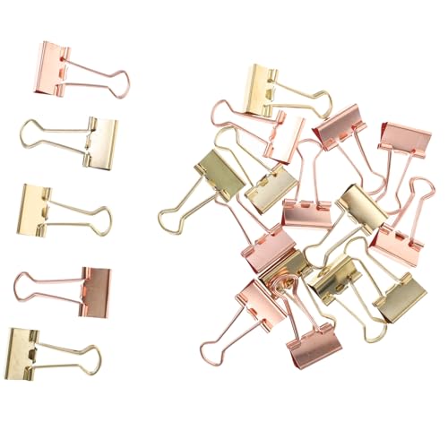 TEHAUX 20 Stück Büroordner Extra Bunt Schüttgut Gold Hefter Büro S-clips Halter Für Büroklammern Dienstprogrammclips Aktenordner-clip Heftklammern Papier Weiße Büroklammern Klein Metall TEHAUX 20 Stück Büroordner Extra Bunt Schüttgut Gold Hefter Büro S-clips Halter Für Büroklammern Dienstprogrammclips Aktenordner-clip Heftklammern Papier Weiße Büroklammern Klein Metall von TEHAUX