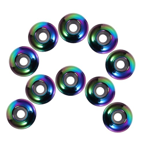 TEHAUX 20 Stück Edelstahl Abstandshalter Perlen mit Integriertem Gummiring Runde Glatte Spacer Beads für DIY Armband Halskette Schmuckherstellung Stabiler Halt für Basteln TEHAUX 20 Stück Edelstahl Abstandshalter Perlen mit Integriertem Gummiring Runde Glatte Spacer Beads für DIY Armband Halskette Schmuckherstellung Stabiler Halt für Basteln von TEHAUX