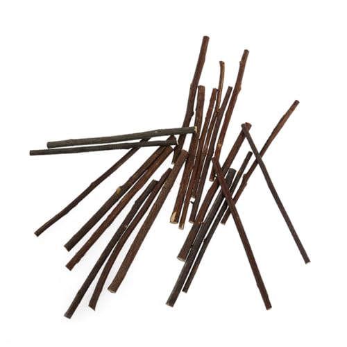 TEHAUX 20 Stück Holzstäbchen Durchmesser Natürliche DIY Holzlog Sticks für Bastelprojekte und Fotorequisiten für Hochzeiten und Weihnachtsdekorationen TEHAUX 20 Stück Holzstäbchen Durchmesser Natürliche DIY Holzlog Sticks für Bastelprojekte und Fotorequisiten für Hochzeiten und Weihnachtsdekorationen von TEHAUX