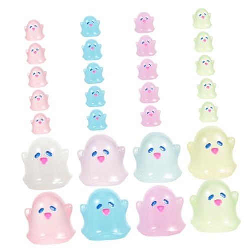 TEHAUX 20 Stück Kleine Leuchtende Figuren DIY Schmuck Anhänger Halloween Bastelset Bunte Mini Ornamente für Handys Kleidung Accessoires Tischdekoration TEHAUX 20 Stück Kleine Leuchtende Figuren DIY Schmuck Anhänger Halloween Bastelset Bunte Mini Ornamente für Handys Kleidung Accessoires Tischdekoration von TEHAUX