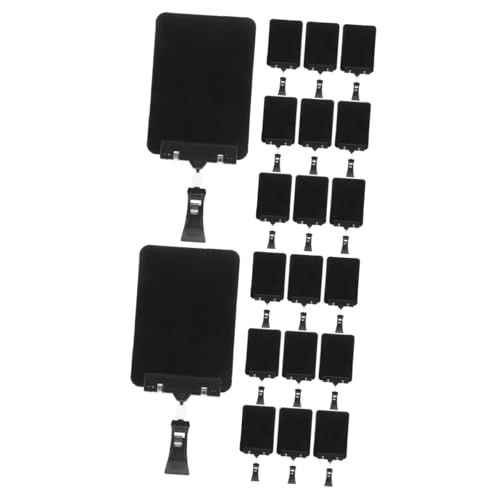 TEHAUX 20 Stück Kreide Preisschilder mit Clip Teilig Beschreibbare Tafeln für Obstläden Vielseitige Preisschild Halter für Einzelhandel für Küche und Klassenzimmer TEHAUX 20 Stück Kreide Preisschilder mit Clip Teilig Beschreibbare Tafeln für Obstläden Vielseitige Preisschild Halter für Einzelhandel für Küche und Klassenzimmer von TEHAUX