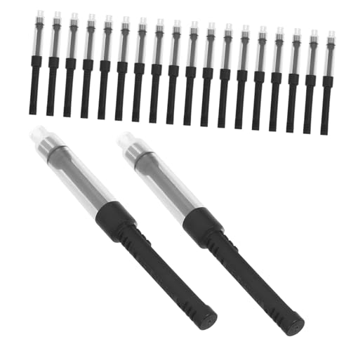 TEHAUX 20 Stück Nachfüllbare Tintenkonverter-minen Für Füllfederhalter, Kunststoff-absorber, Push-pull-tintenfüllwerkzeug, Schreibzubehör Für Büro, Schule, Reisen Und Zuhause TEHAUX 20 Stück Nachfüllbare Tintenkonverter-minen Für Füllfederhalter, Kunststoff-absorber, Push-pull-tintenfüllwerkzeug, Schreibzubehör Für Büro, Schule, Reisen Und Zuhause von TEHAUX