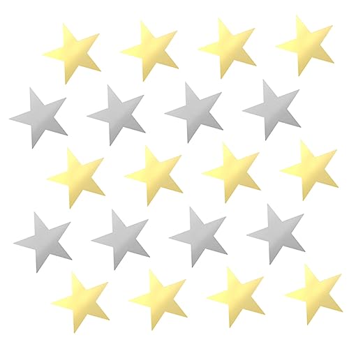 TEHAUX 20 Stück Pentagramm-Dekoration dekorativer ausschnitt im klassenzimmer Accessoire im Klassenzimmer papierschere pauspapier DIY-Dekore für Sammelalben DIY papierausschnitte von TEHAUX