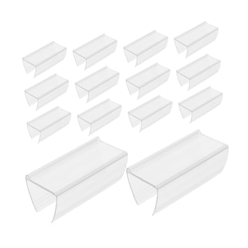 TEHAUX 20 Stück Preisschildhalter aus Transparentem für Holzregal Wiederverwendbare Etikettenhalter für Supermarktregale Praktische Preishalter für Einkaufszentren und Obstläden TEHAUX 20 Stück Preisschildhalter aus Transparentem für Holzregal Wiederverwendbare Etikettenhalter für Supermarktregale Praktische Preishalter für Einkaufszentren und Obstläden von TEHAUX