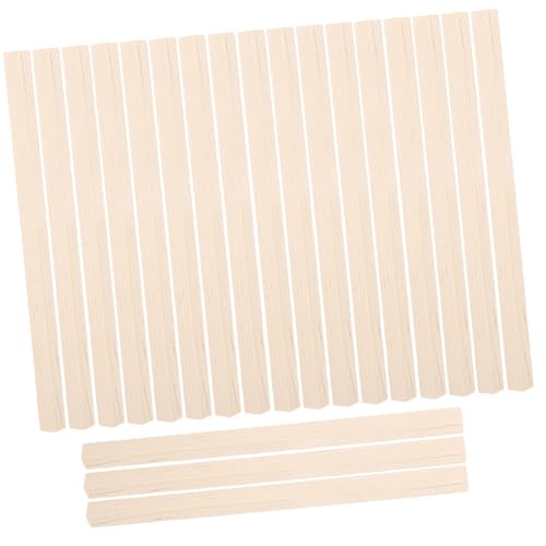 TEHAUX 20 Stück Quadratische Holzstäbchen Unbehandelte Hartholz Dübel für Bastelprojekte für DIY Malen und Stützstrukturen TEHAUX 20 Stück Quadratische Holzstäbchen Unbehandelte Hartholz Dübel für Bastelprojekte für DIY Malen und Stützstrukturen von TEHAUX