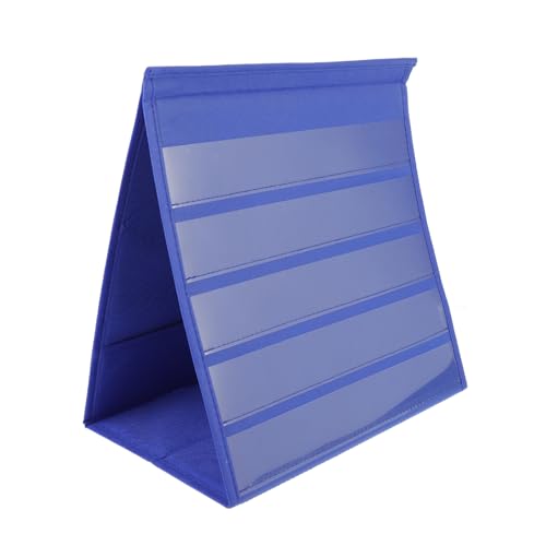 TEHAUX 20 Stück Selbststehendes Tisch-taschendiagramm mit Weißen Karten Doppelseitig Nutzbarer Desktop-kalender für Klassenzimmer Memo-organizer für Unterricht und Lernaktivitäten TEHAUX 20 Stück Selbststehendes Tisch-taschendiagramm mit Weißen Karten Doppelseitig Nutzbarer Desktop-kalender für Klassenzimmer Memo-organizer für Unterricht und Lernaktivitäten von TEHAUX