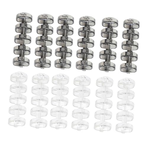 TEHAUX 20 Stück Teiliges Abnehmbare Buchbinderinge aus Kunststoff Transparente Schwarze und Weiße Ringe Geeignet für DIY Alben Karteikarten Lose Scrapbooking Büro und Schulbedarf TEHAUX 20 Stück Teiliges Abnehmbare Buchbinderinge aus Kunststoff Transparente Schwarze und Weiße Ringe Geeignet für DIY Alben Karteikarten Lose Scrapbooking Büro und Schulbedarf von TEHAUX