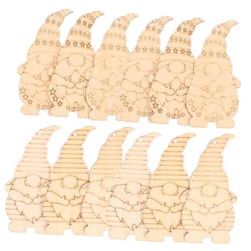 TEHAUX 20 Stück Teiliges Handbemaltes Weihnachtswichtel Diy-bastelset mit Glatten Kanten Kreative Kinderzimmer-hängedeko Stimulierend und Sicher für Fantasievolles Malen TEHAUX 20 Stück Teiliges Handbemaltes Weihnachtswichtel Diy-bastelset mit Glatten Kanten Kreative Kinderzimmer-hängedeko Stimulierend und Sicher für Fantasievolles Malen von TEHAUX