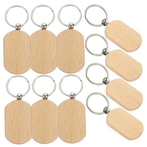 TEHAUX 20 Stück Teiliges Holz Schlüsselanhänger Blanko zum Bemalen und Gravieren Langlebige Robuste Holzschlüsselringe für DIY Anhänger Personalisierbare Schlüsselringe als Geschenk und TEHAUX 20 Stück Teiliges Holz Schlüsselanhänger Blanko zum Bemalen und Gravieren Langlebige Robuste Holzschlüsselringe für DIY Anhänger Personalisierbare Schlüsselringe als Geschenk und von TEHAUX
