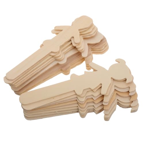 TEHAUX 20 Stück Teiliges Holzfiguren für Robuste Bastelsticks mit Jungen und Mädchenmotiven für Diy Projekte Schuldekorationen und Kreative Bastelarbeiten TEHAUX 20 Stück Teiliges Holzfiguren für Robuste Bastelsticks mit Jungen und Mädchenmotiven für Diy Projekte Schuldekorationen und Kreative Bastelarbeiten von TEHAUX