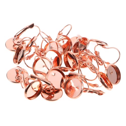 TEHAUX 20 Stück Teiliges Ohrring Lünette Trays Roségold DIY Schmuck Anhänger Zubehör für Handgemachte Ohrschmuck Herstellung TEHAUX 20 Stück Teiliges Ohrring Lünette Trays Roségold DIY Schmuck Anhänger Zubehör für Handgemachte Ohrschmuck Herstellung von TEHAUX