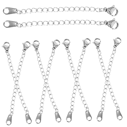 TEHAUX 20 Stück Teiliges Verlängerungsketten mit Karabinerverschlüssen Langlebige Schmuckverlängerungen für Halsketten Armbänder und DIY Schmuckherstellung Einfach zu Befestigen Rostfrei TEHAUX 20 Stück Teiliges Verlängerungsketten mit Karabinerverschlüssen Langlebige Schmuckverlängerungen für Halsketten Armbänder und DIY Schmuckherstellung Einfach zu Befestigen Rostfrei von TEHAUX