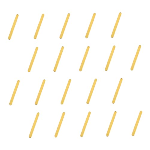 TEHAUX 20 Stück Teiliges Wiederverwendbare Acryl Sticks mit Spiegel-Optik Goldfarbene DIY Dessert Zubehör für Backen Party und Eiscreme Herstellung TEHAUX 20 Stück Teiliges Wiederverwendbare Acryl Sticks mit Spiegel-Optik Goldfarbene DIY Dessert Zubehör für Backen Party und Eiscreme Herstellung von TEHAUX