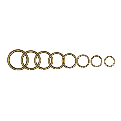 TEHAUX 200 Stück Edelstahl Offene Sprungringe Schlüsselringe für Schmuck DIY Basteln Leichte Metallringe für Schlüssel Armbänder und Anhänger TEHAUX 200 Stück Edelstahl Offene Sprungringe Schlüsselringe für Schmuck DIY Basteln Leichte Metallringe für Schlüssel Armbänder und Anhänger von TEHAUX