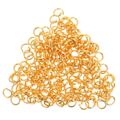 TEHAUX 200 Stück Edelstahl Sprungringe mit Elektrobeschichteter Oberfläche Offene Metallverbinder für Schmuckherstellung Kleine Biegeringe zum Basteln von Armbändern und DIY TEHAUX 200 Stück Edelstahl Sprungringe mit Elektrobeschichteter Oberfläche Offene Metallverbinder für Schmuckherstellung Kleine Biegeringe zum Basteln von Armbändern und DIY von TEHAUX