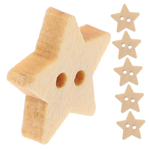 TEHAUX 200 Stück Holzknöpfe Sternform mit Löchern Natürliche Hautfreundliche Holzknöpfe für Scrapbooking Nähen und Bastelprojekte Vielseitig Verwendbar TEHAUX 200 Stück Holzknöpfe Sternform mit Löchern Natürliche Hautfreundliche Holzknöpfe für Scrapbooking Nähen und Bastelprojekte Vielseitig Verwendbar von TEHAUX