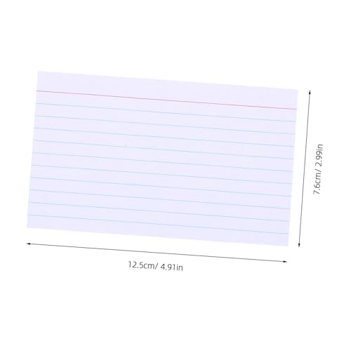 TEHAUX 200 Stück Kleine Linierte Karteikarten Amerikanisches Design Glattes Schreibpapier Tragbare Notizzettel für Büro Schule Lernhilfe und Vokabeltraining TEHAUX 200 Stück Kleine Linierte Karteikarten Amerikanisches Design Glattes Schreibpapier Tragbare Notizzettel für Büro Schule Lernhilfe und Vokabeltraining von TEHAUX