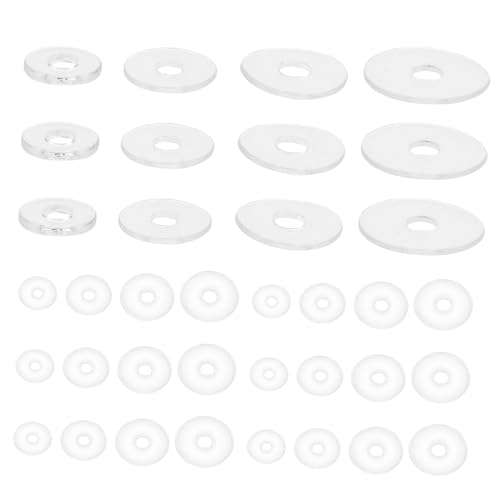TEHAUX 200 Stück Kristall Abstandshalter DIY Reifen Durchsichtige Bastel Reifen Schmuckverbinder Schmuckringe Halsketten Durchsichtige Schmuck Abstandshalter DIY TEHAUX 200 Stück Kristall Abstandshalter DIY Reifen Durchsichtige Bastel Reifen Schmuckverbinder Schmuckringe Halsketten Durchsichtige Schmuck Abstandshalter DIY von TEHAUX