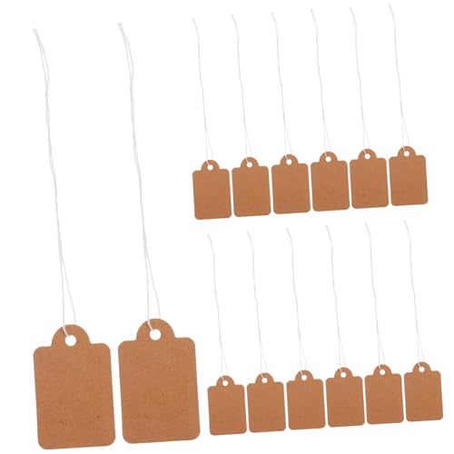 TEHAUX 200 Stück Preisschilder Kraftpapier mit Vorggebundener Schnur Beidseitig Beschreibbare Etiketten Robuste Papieranhänger für Schmuck Kleidung Basteln und Preisauszeichnung TEHAUX 200 Stück Preisschilder Kraftpapier mit Vorggebundener Schnur Beidseitig Beschreibbare Etiketten Robuste Papieranhänger für Schmuck Kleidung Basteln und Preisauszeichnung von TEHAUX