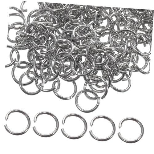 TEHAUX 200 Stück Robuste Edelstahl Sprungringe Schmuckverbinder für Halsketten Armbänder DIY Basteln Langlebige Offene Ringe Hochwertige Verarbeitung Kompakt Leicht TEHAUX 200 Stück Robuste Edelstahl Sprungringe Schmuckverbinder für Halsketten Armbänder DIY Basteln Langlebige Offene Ringe Hochwertige Verarbeitung Kompakt Leicht von TEHAUX