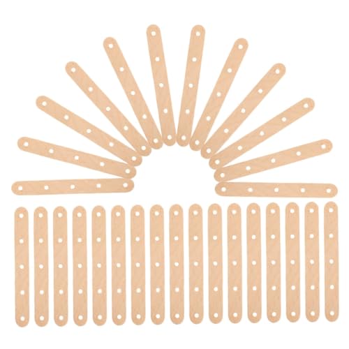 TEHAUX 200 Stück Unbehandelte Holzstäbchen mit Löchern für Diy Projekte für Bastelarbeiten Kunstprojekte und Lehrmaterialien TEHAUX 200 Stück Unbehandelte Holzstäbchen mit Löchern für Diy Projekte für Bastelarbeiten Kunstprojekte und Lehrmaterialien von TEHAUX