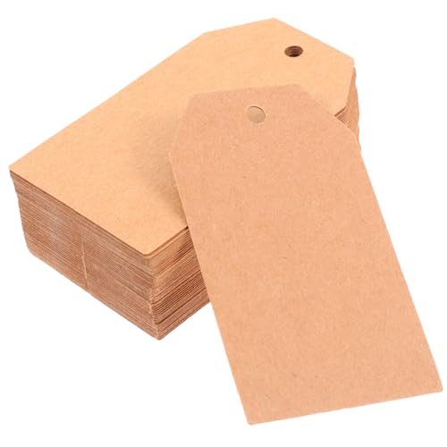 TEHAUX 200 Stück Vintage Geschenkanhänger aus Kraftpapier Spitz DIY Beschreibbar und Bemalbar Blanko Etiketten für Geschenke und Anhänger TEHAUX 200 Stück Vintage Geschenkanhänger aus Kraftpapier Spitz DIY Beschreibbar und Bemalbar Blanko Etiketten für Geschenke und Anhänger von TEHAUX