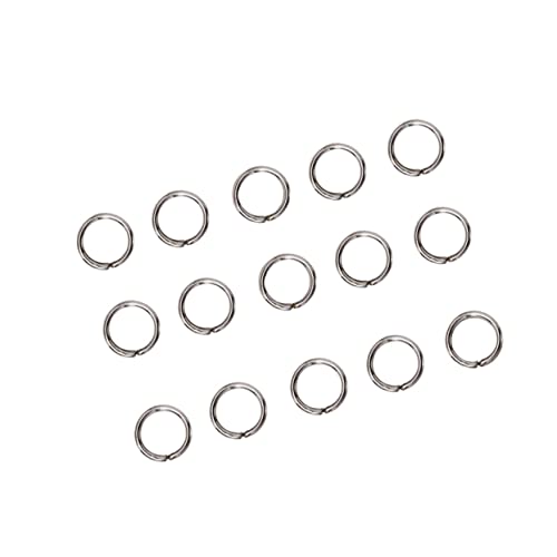 TEHAUX 200Stücke Spaltringe Für Schmuck DIY Offener Ringverschluss Für Schlüsselanhänger Fotoalbum Und Bastelprojekte TEHAUX 200Stücke Spaltringe Für Schmuck DIY Offener Ringverschluss Für Schlüsselanhänger Fotoalbum Und Bastelprojekte von TEHAUX