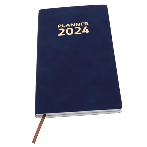 TEHAUX 2024 Agenda Buch Planer Notizbücher Zeitplan Notizbuch Papier Notizblock Tagesplanung Notizbuch Planer Notizblock Multifunktions Notizblock Notizbuch Mit Trennwänden von TEHAUX