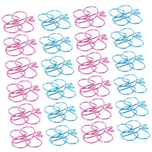 TEHAUX 24 Stück Bunte Schmetterlings Papierclips Kreative und Dekorative Büroklammern für Notizbücher Journale und Aktenorganisation für Schule und Büro TEHAUX 24 Stück Bunte Schmetterlings Papierclips Kreative und Dekorative Büroklammern für Notizbücher Journale und Aktenorganisation für Schule und Büro von TEHAUX