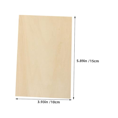 TEHAUX 24 Stück Teiliges Naturbelassene Holzplatten Stabile Sperrholz bretter für DIY Bastelprojekte Modellbau Holzschnitzerei und Kreative Handwerksarbeiten TEHAUX 24 Stück Teiliges Naturbelassene Holzplatten Stabile Sperrholz bretter für DIY Bastelprojekte Modellbau Holzschnitzerei und Kreative Handwerksarbeiten von TEHAUX