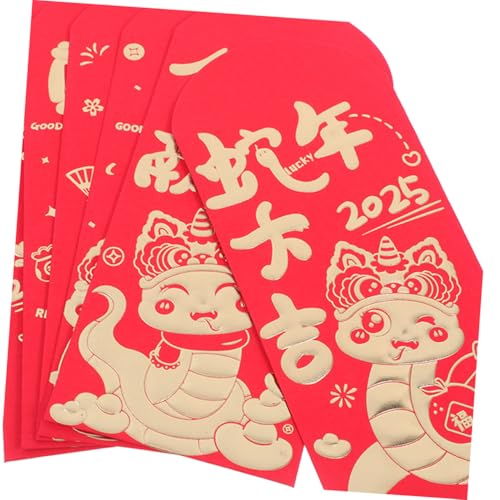 TEHAUX 24 Stück Teiliges Rote Umschläge Jahr der Schlange Chinesisches Neujahrsfest Hong Bao Stabile Papierumschläge mit Glückssymbolen Praktische für Bargeld für Hochzeit Geburtstag TEHAUX 24 Stück Teiliges Rote Umschläge Jahr der Schlange Chinesisches Neujahrsfest Hong Bao Stabile Papierumschläge mit Glückssymbolen Praktische für Bargeld für Hochzeit Geburtstag von TEHAUX