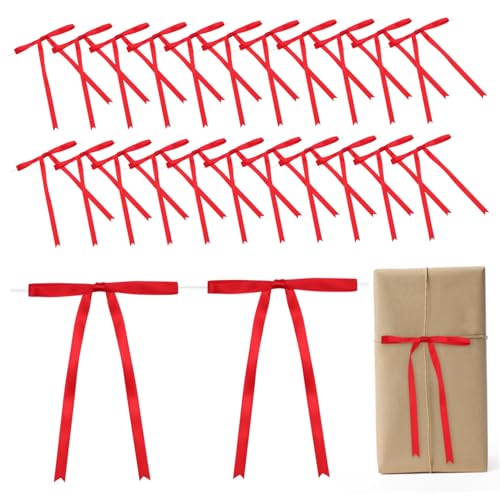TEHAUX 24Stücke Dekorative Schleifen Krawatten Satin für Leckerli Beutel Verstellbare Drehverschlüsse Wiederverwendbar für Geschenkverpackungen und Bastelprojekte TEHAUX 24Stücke Dekorative Schleifen Krawatten Satin für Leckerli Beutel Verstellbare Drehverschlüsse Wiederverwendbar für Geschenkverpackungen und Bastelprojekte von TEHAUX