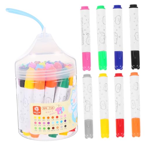 TEHAUX 24pcs Ultra Saubere Waschmarkierungen Malvorlagen Für Kinder Malvorlagen Marker Set Broad Line Marker Für Kunsthandwerksbedarf, TEHAUX 24pcs Ultra Saubere Waschmarkierungen Malvorlagen Für Kinder Malvorlagen Marker Set Broad Line Marker Für Kunsthandwerksbedarf, von TEHAUX