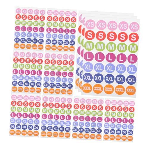 TEHAUX 25 Blatt Kleidung Größenaufkleber Klebeetiketten Wiederverwendbar Klare Größenkennzeichnung Für Kleidung Schuhe Hüte Einfaches Beschriften Und Schnelle Anwendung TEHAUX 25 Blatt Kleidung Größenaufkleber Klebeetiketten Wiederverwendbar Klare Größenkennzeichnung Für Kleidung Schuhe Hüte Einfaches Beschriften Und Schnelle Anwendung von TEHAUX