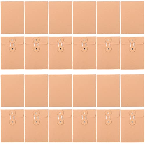 TEHAUX 25 Stück Dokumententasche Aus Kraftpapier Organisator Der Papiere Schulversorgung Projektumschlag Aus Kraftpapier Aktenumschlag Dokumententasche Aus Papier Papierumschlag von TEHAUX