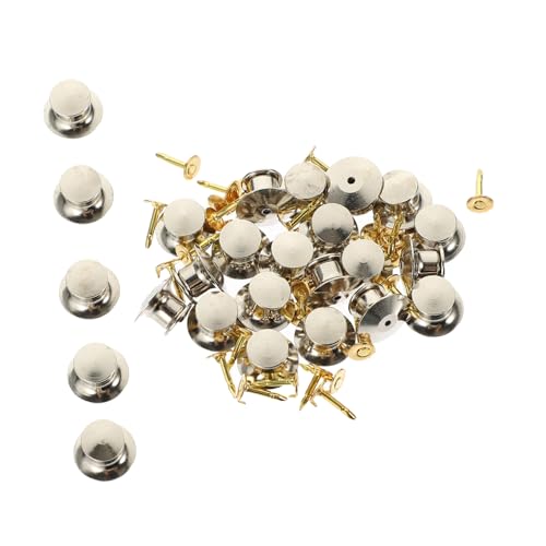 TEHAUX 25 Stück Teiliges Metall Flachverschluss Anstecknadel Sicherungsstifte für Broschen und Abzeichen Stabile Metalllegierung Polierte Oberfläche Flaches Design für Zufällige Farbe TEHAUX 25 Stück Teiliges Metall Flachverschluss Anstecknadel Sicherungsstifte für Broschen und Abzeichen Stabile Metalllegierung Polierte Oberfläche Flaches Design für Zufällige Farbe von TEHAUX