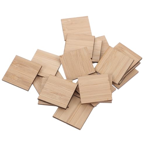 TEHAUX 25 Stück Teiliges Quadratische Bambusstücke Naturbelassen Glatt zum Bemalen Gravieren Basteln DIY Anhänger Geschenkanhänger für Personalisierte Dekorationen TEHAUX 25 Stück Teiliges Quadratische Bambusstücke Naturbelassen Glatt zum Bemalen Gravieren Basteln DIY Anhänger Geschenkanhänger für Personalisierte Dekorationen von TEHAUX