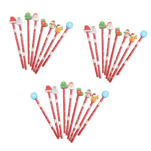 TEHAUX 25 Stück Teiliges Weihnachts-bleistiftset aus Natürlichem Holz mit Umweltfreundlichem Radiergummi Buntes Einfache Handhabung für Schule Party und Kreative Aktivitäten TEHAUX 25 Stück Teiliges Weihnachts-bleistiftset aus Natürlichem Holz mit Umweltfreundlichem Radiergummi Buntes Einfache Handhabung für Schule Party und Kreative Aktivitäten von TEHAUX