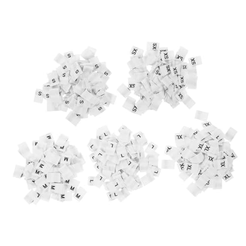 TEHAUX 250 Stück Größenetiketten für Kleidung aus Weichem Hautfreundlichem Klare Xs S Xl Markierungen Waschbar und Bügelbar für Selbstgenähte Kleidung und Nähprojekte TEHAUX 250 Stück Größenetiketten für Kleidung aus Weichem Hautfreundlichem Klare Xs S Xl Markierungen Waschbar und Bügelbar für Selbstgenähte Kleidung und Nähprojekte von TEHAUX