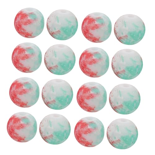 TEHAUX 250 Stück Hand Painted Glasperlen Große Loch Runde Schmuckperlen für DIY Armbänder Halsketten Bunte Glasperlen für Kreative Schmuckherstellung und Bastelprojekte TEHAUX 250 Stück Hand Painted Glasperlen Große Loch Runde Schmuckperlen für DIY Armbänder Halsketten Bunte Glasperlen für Kreative Schmuckherstellung und Bastelprojekte von TEHAUX