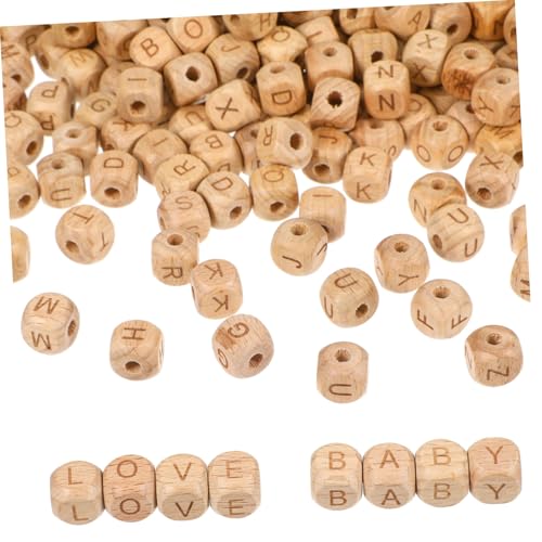 TEHAUX 260 Stk. Buchenalphabet Buchstabenperlen zum Basteln kleine Buchstabenperlen Schmuckherstellung natürliche Holzperlen Perlenbriefe Beige TEHAUX 260 Stk. Buchenalphabet Buchstabenperlen zum Basteln kleine Buchstabenperlen Schmuckherstellung natürliche Holzperlen Perlenbriefe Beige von TEHAUX