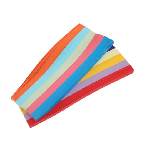 TEHAUX 2700 Blatt Dekopapierstäbe Handgefertigtes Origami Papier Bunte Origami Streifen DIY Papier Sternstreifen Papiersterne Stern TEHAUX 2700 Blatt Dekopapierstäbe Handgefertigtes Origami Papier Bunte Origami Streifen DIY Papier Sternstreifen Papiersterne Stern von TEHAUX