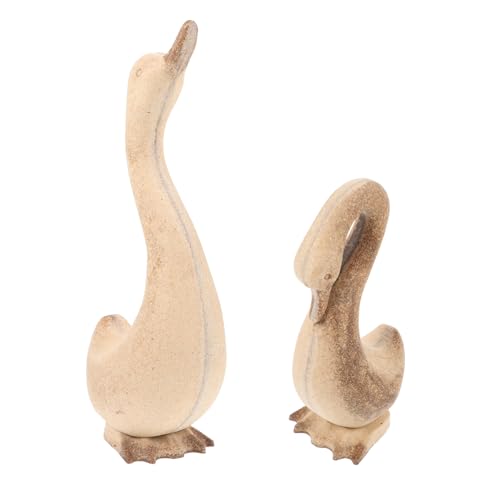 TEHAUX 2Stücke Unvollendete Holzgans Figuren DIY Holz Gänse Deko für Kreative Bastelprojekte für Tischdekoration und Holzdeko für TEHAUX 2Stücke Unvollendete Holzgans Figuren DIY Holz Gänse Deko für Kreative Bastelprojekte für Tischdekoration und Holzdeko für von TEHAUX