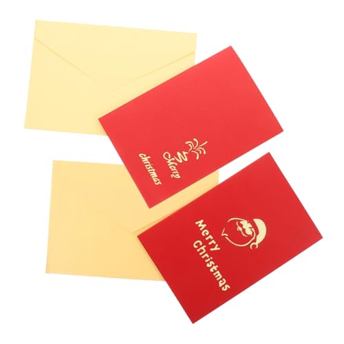 TEHAUX 2Stücke Weihnachtskarten Festliche Grußkarten Weihnachtsburg Rentierschlitten Klappkarten Für Weihnachten Als Kleine Oder Grußkarten Zur Feier TEHAUX 2Stücke Weihnachtskarten Festliche Grußkarten Weihnachtsburg Rentierschlitten Klappkarten Für Weihnachten Als Kleine Oder Grußkarten Zur Feier von TEHAUX