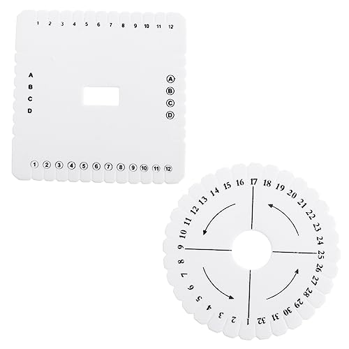 TEHAUX 2st Geflochtenes Webbrett Armreif Flechtscheiben-kit Werkzeuge Zum Weben Von Armbändern Quadratische Scheibe Drahtflechtscheibe Flechtwerkzeuge Rock Weiß Schmuck Student Eva TEHAUX 2st Geflochtenes Webbrett Armreif Flechtscheiben-kit Werkzeuge Zum Weben Von Armbändern Quadratische Scheibe Drahtflechtscheibe Flechtwerkzeuge Rock Weiß Schmuck Student Eva von TEHAUX